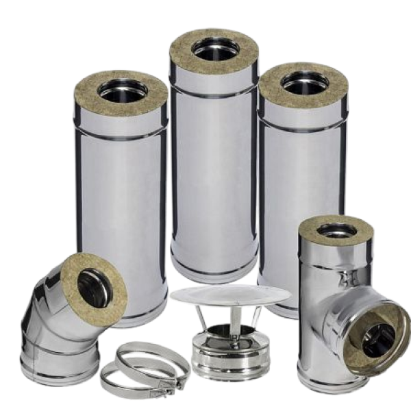 Двухконтурные дымоходы